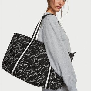 Victoria’s Secret large logo weekender tote